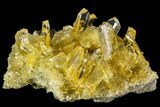 Selenite Crystal Cluster (Fluorescent) - Peru #108607-1